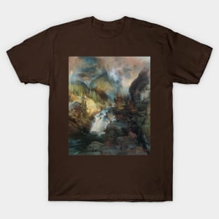 Children of the Mountains by Thomas Moran T-Shirt